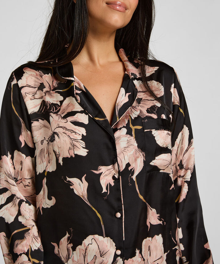 Satin Jacket Flower
