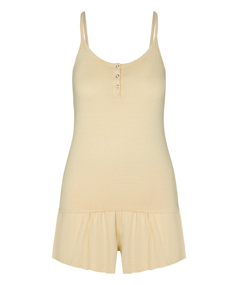 Pyjama Set Striped Henley