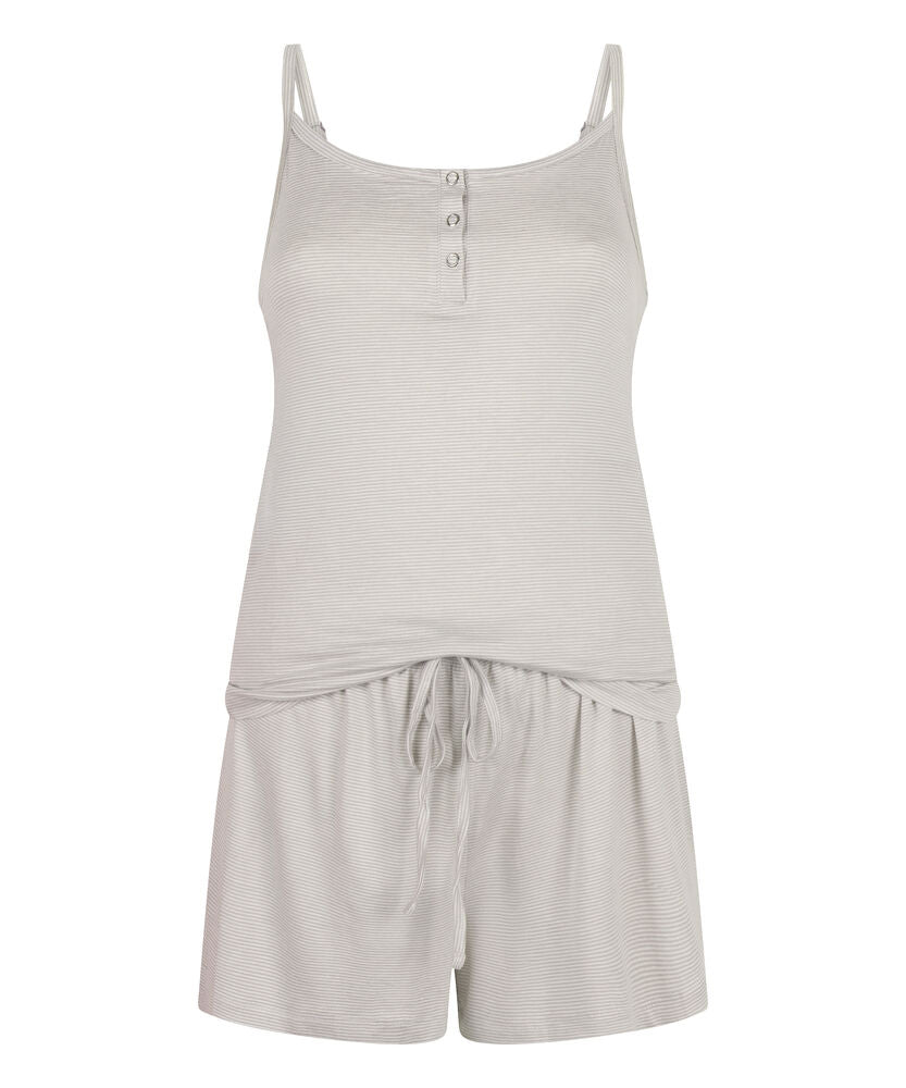 Pyjama Set Striped Henley