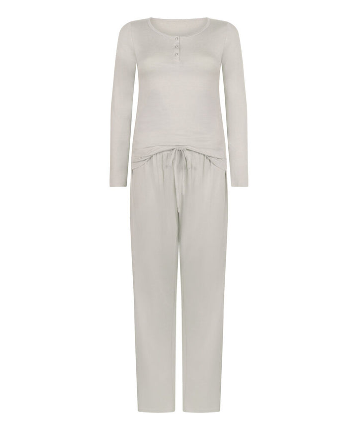 Pyjama Set Striped Henley