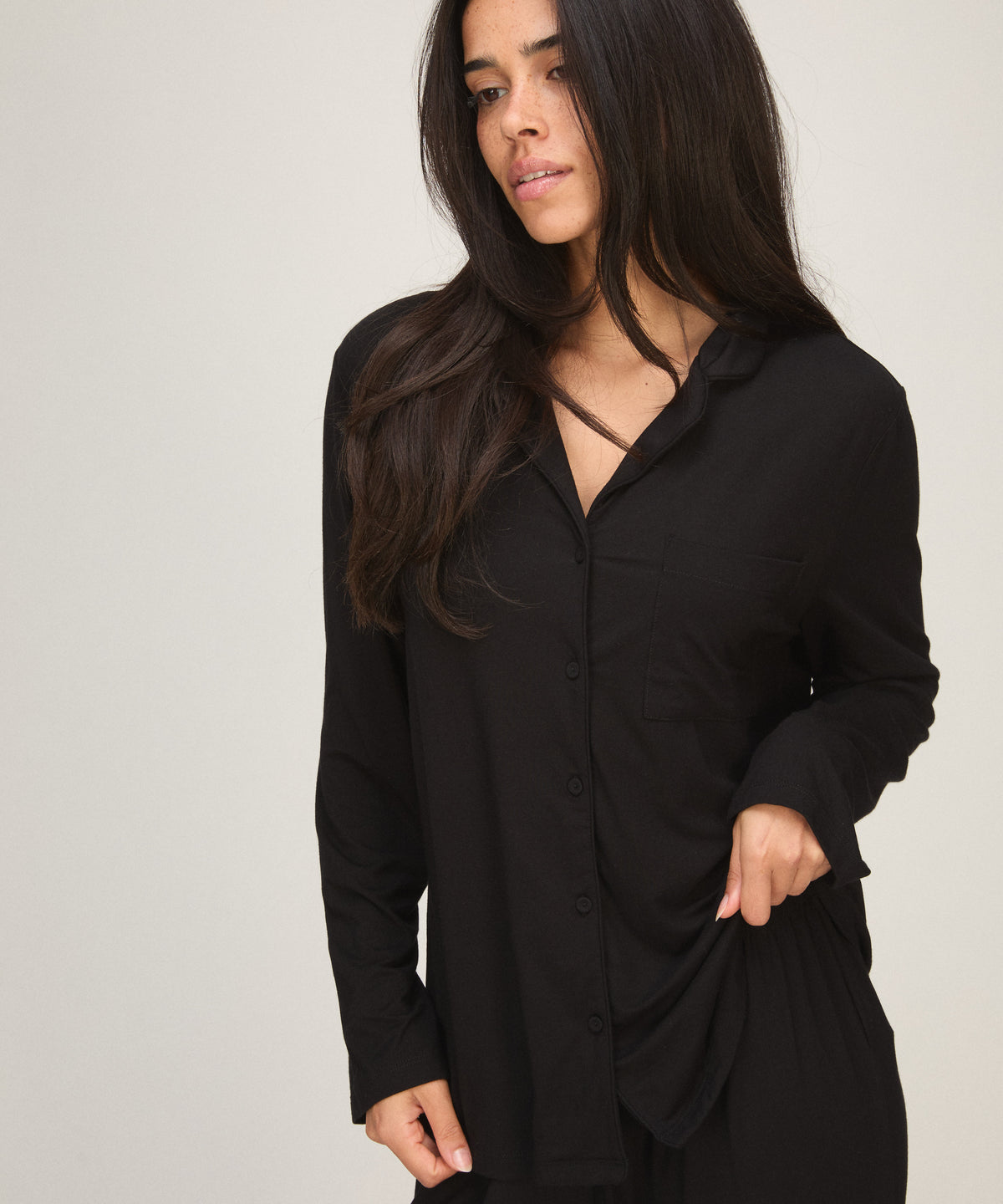Pj Ls Jersey Essential - Black