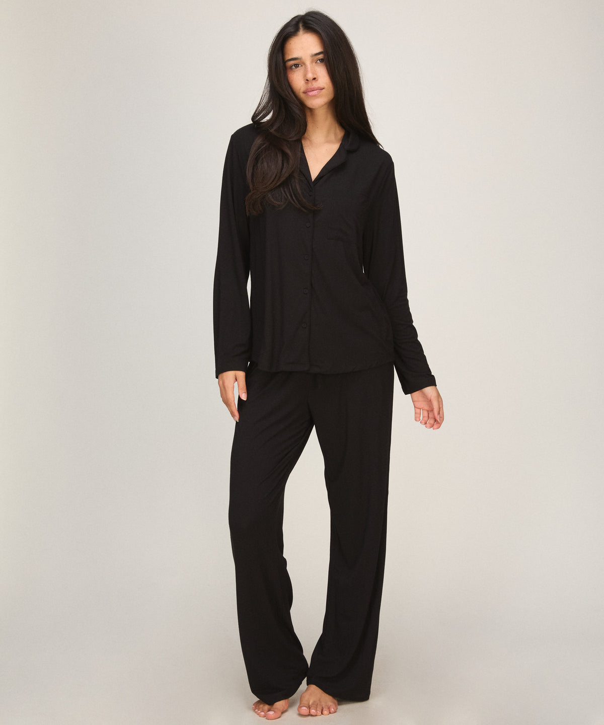 Pj Ls Jersey Essential - Black
