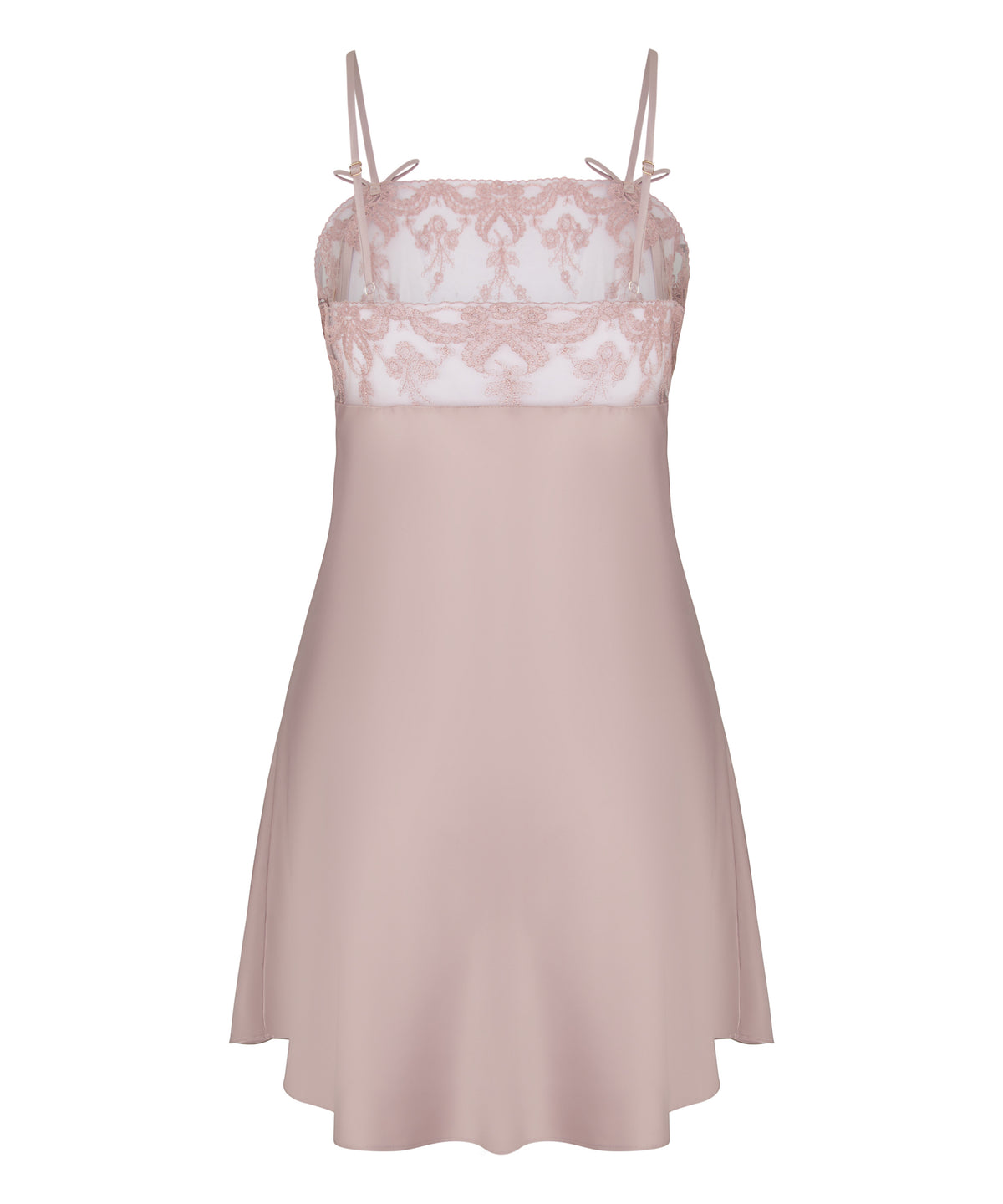 Sd Satin Emb Lace Legacy - Adobe Rose
