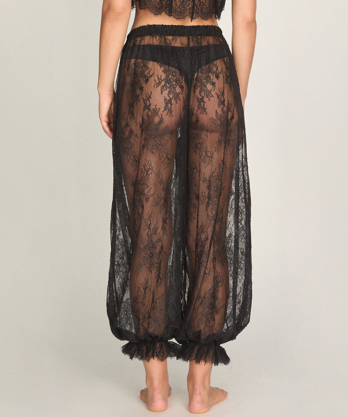 Jogger Allover Lace Legacy - Caviar