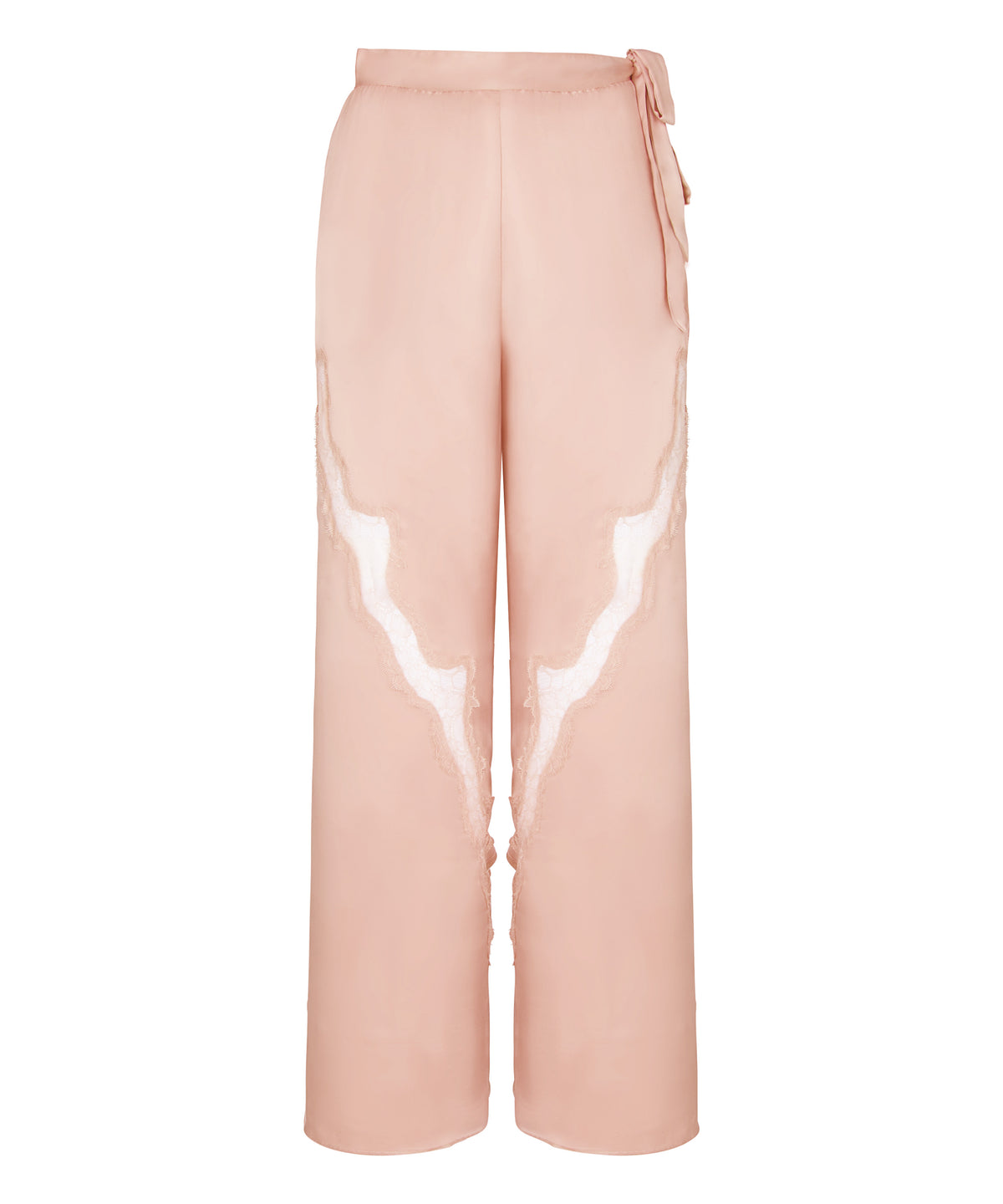 Pant Satin Wide Lace Legacy - Peach Whip