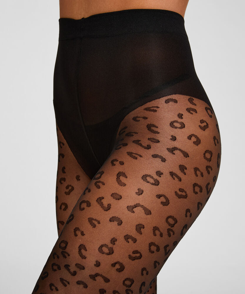Tights 15 Denier Leopard