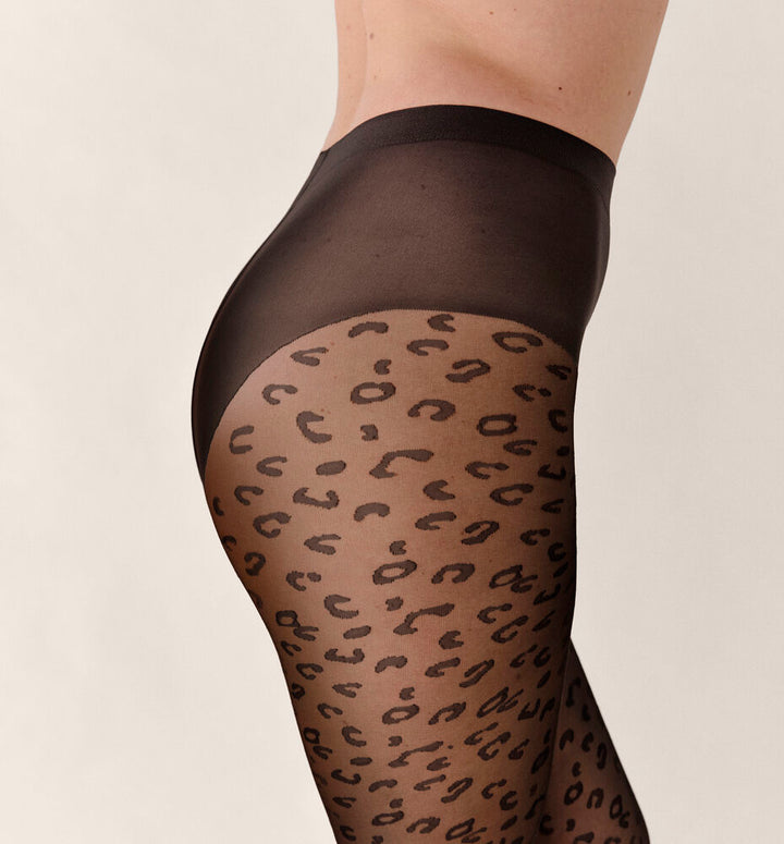 Tights 15 Denier Leopard
