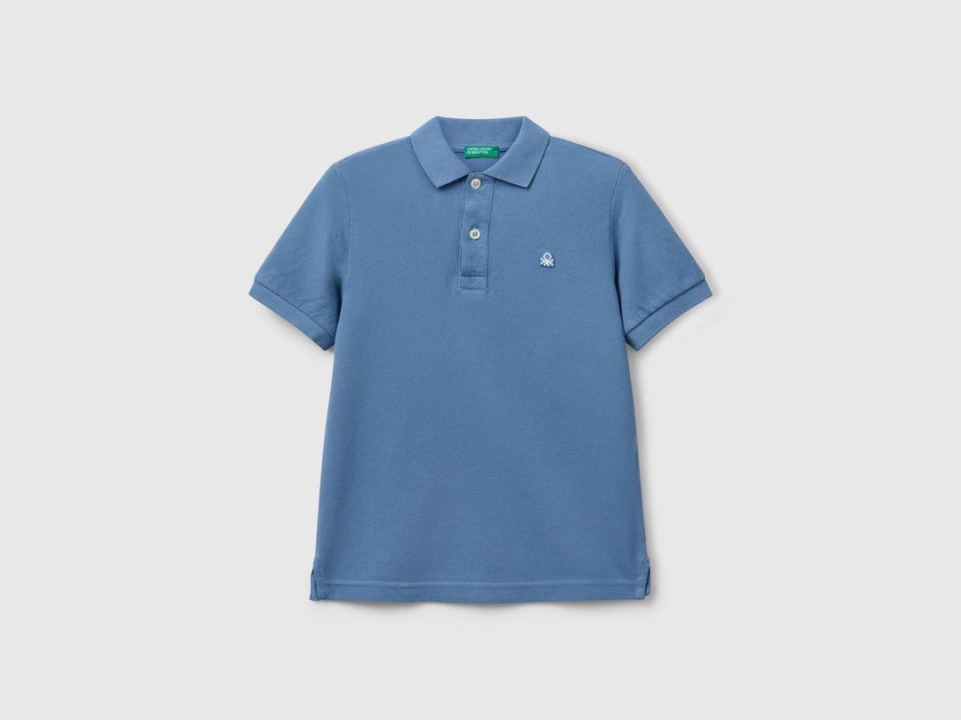 H/S Polo Shirt - Light Blue