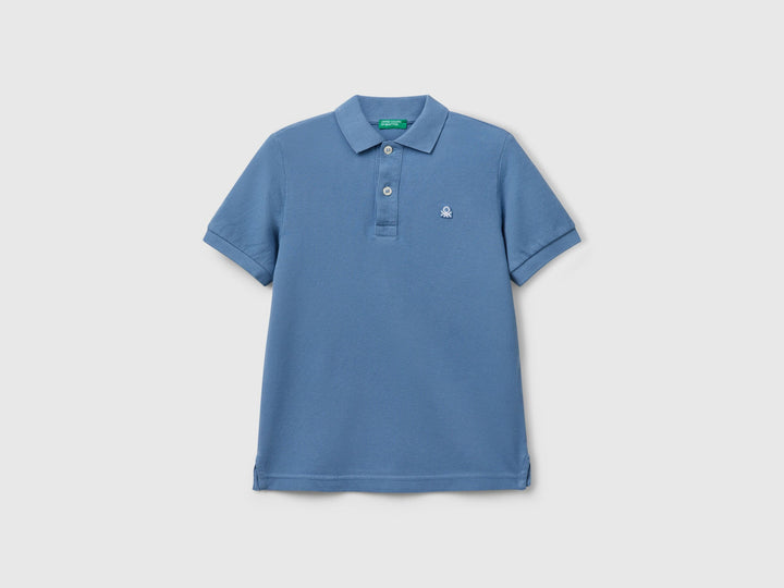 H/S Polo Shirt - Light Blue