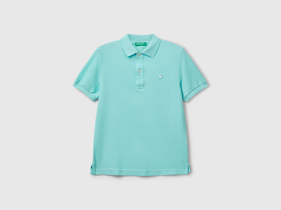 H/S Polo Shirt - Light Blue