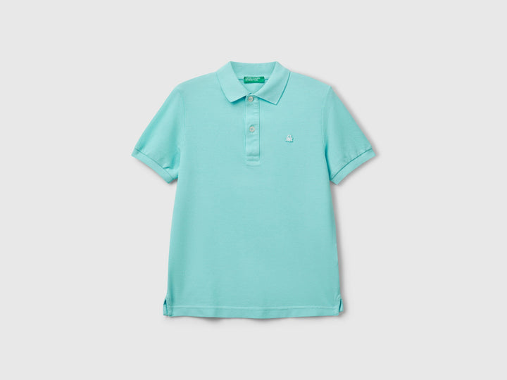 H/S Polo Shirt - Light Blue