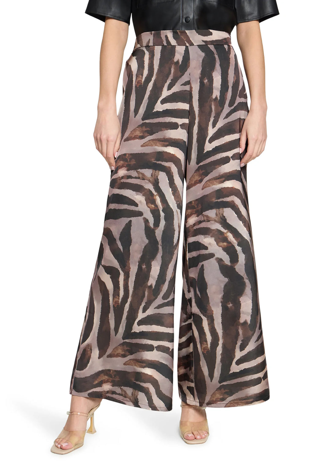 Marlene Trousers with Animal Print