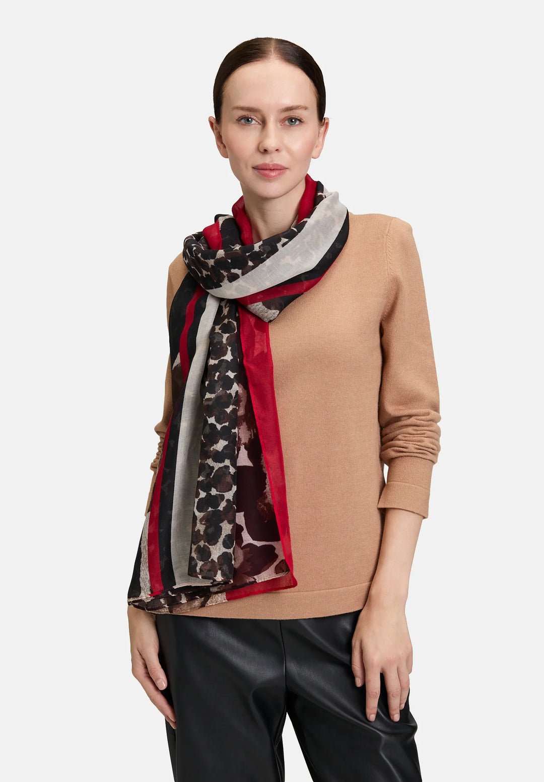 Basic Floral Print Scarf