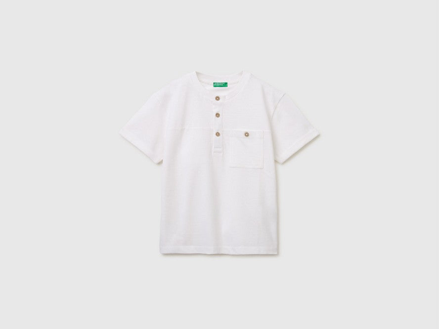 SWEATER H/S-Boy - White