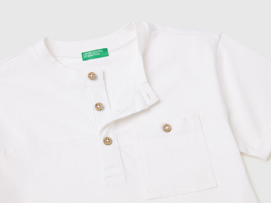 SWEATER H/S-Boy - White