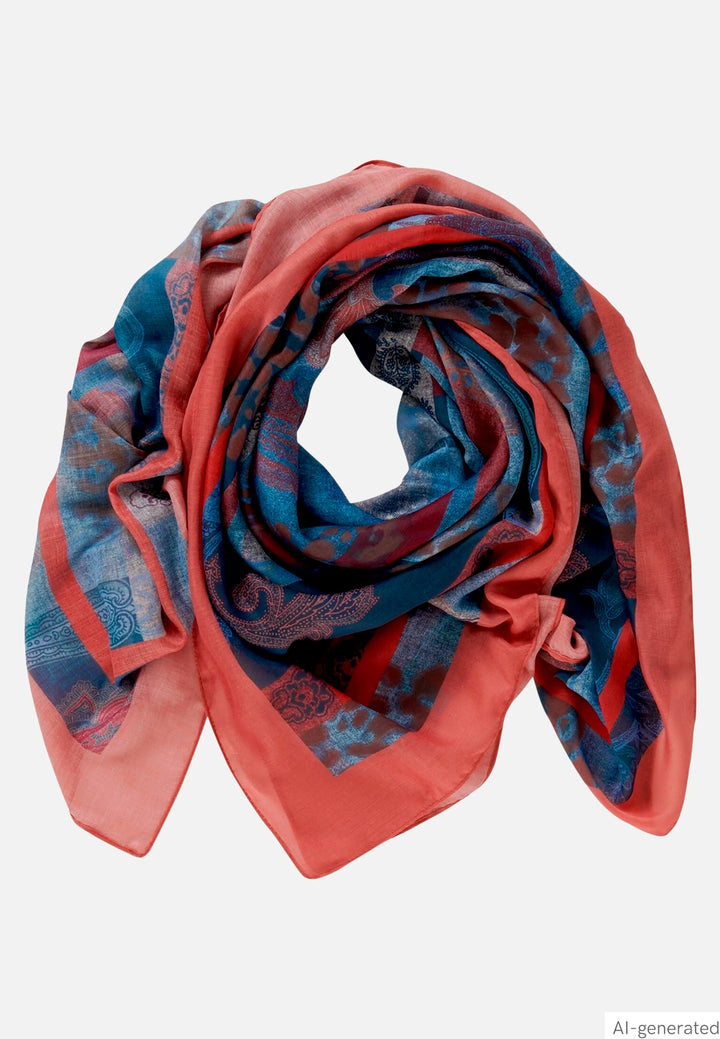 Patterned Square Scarf