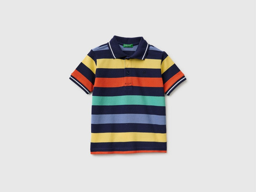 H/S POLO SHIRT-Boy - Dark Blue
