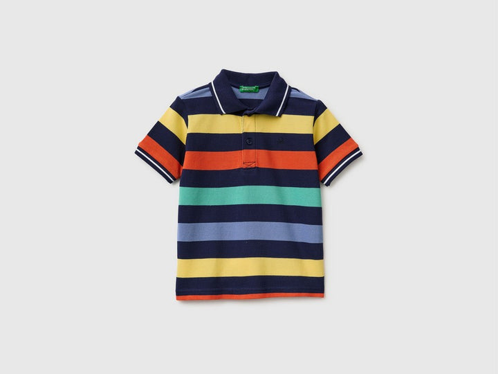H/S POLO SHIRT-Boy - Dark Blue