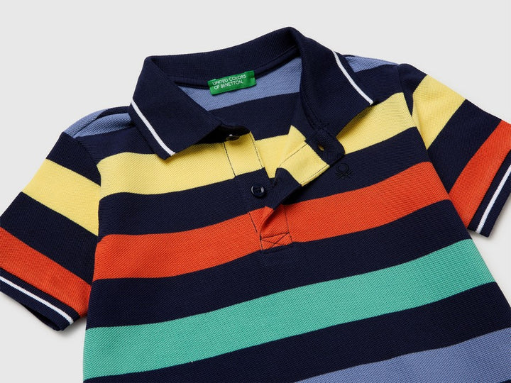H/S POLO SHIRT-Boy - Dark Blue