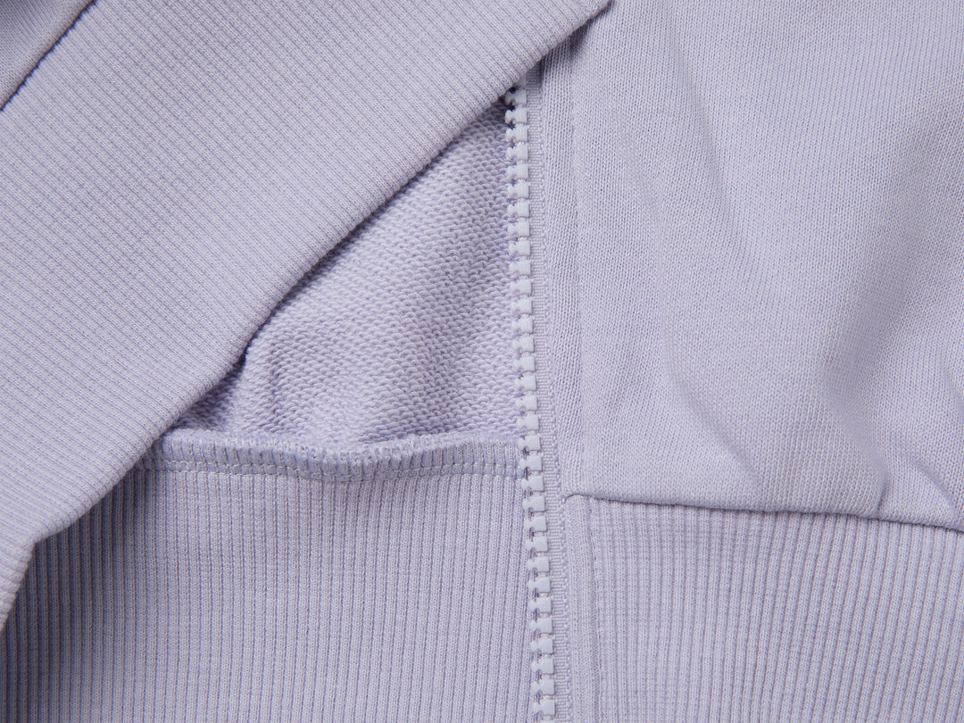 Sweatshirt With Hood - Violet