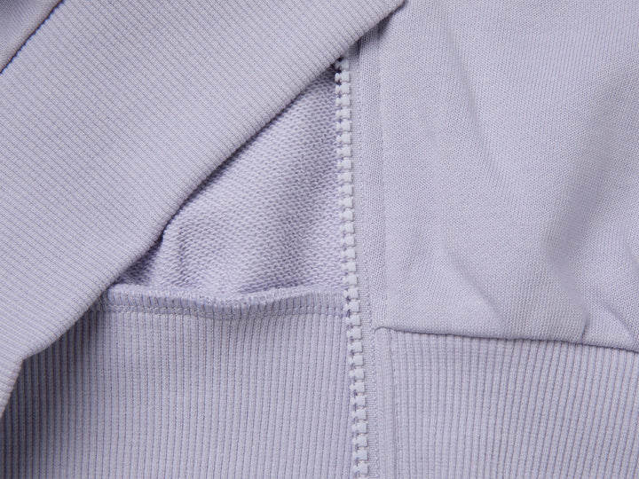 Sweatshirt With Hood - Violet