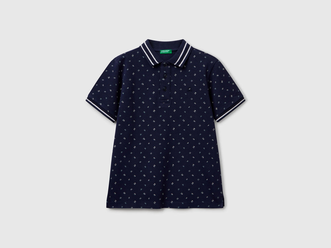 H/S Polo Shirt - Navy Blue