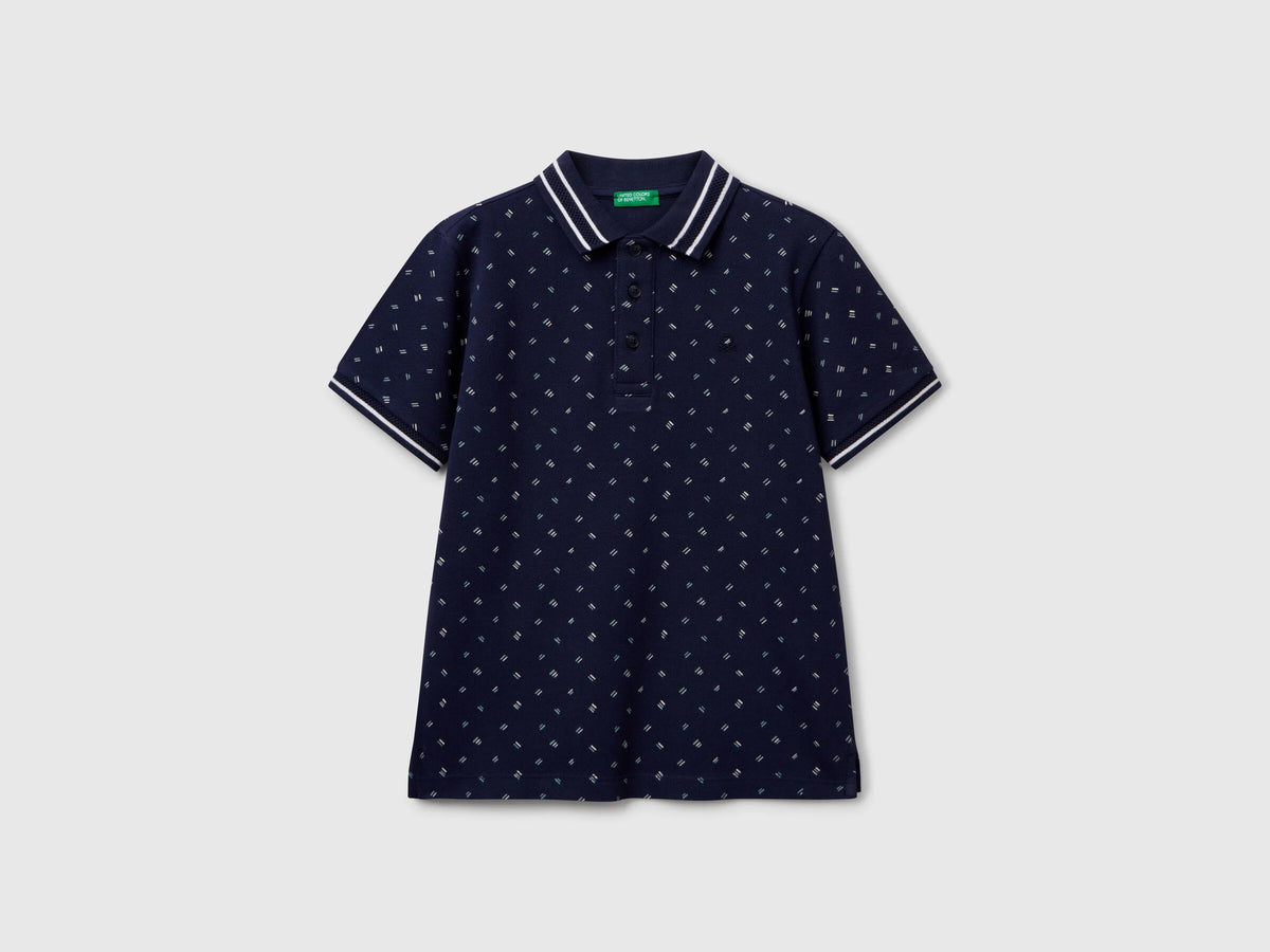 H/S Polo Shirt - Navy Blue