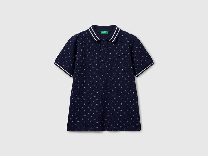 H/S Polo Shirt - Navy Blue