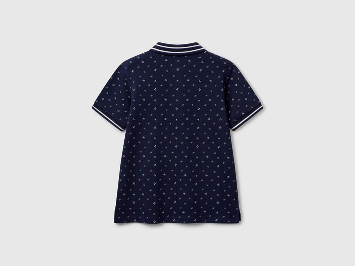 H/S Polo Shirt - Navy Blue
