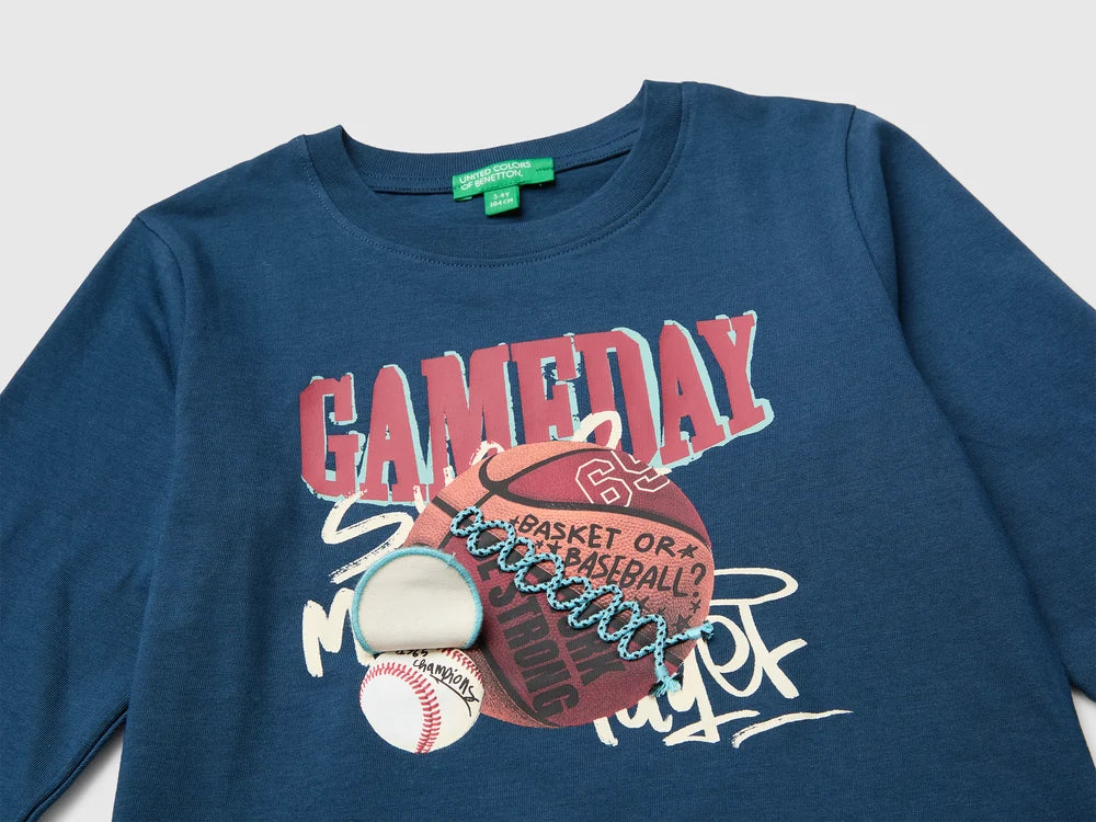 T-Shirt Ml - Blue