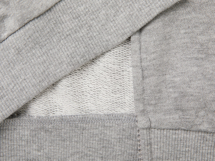 Swaetshirt With Zipped - Grey