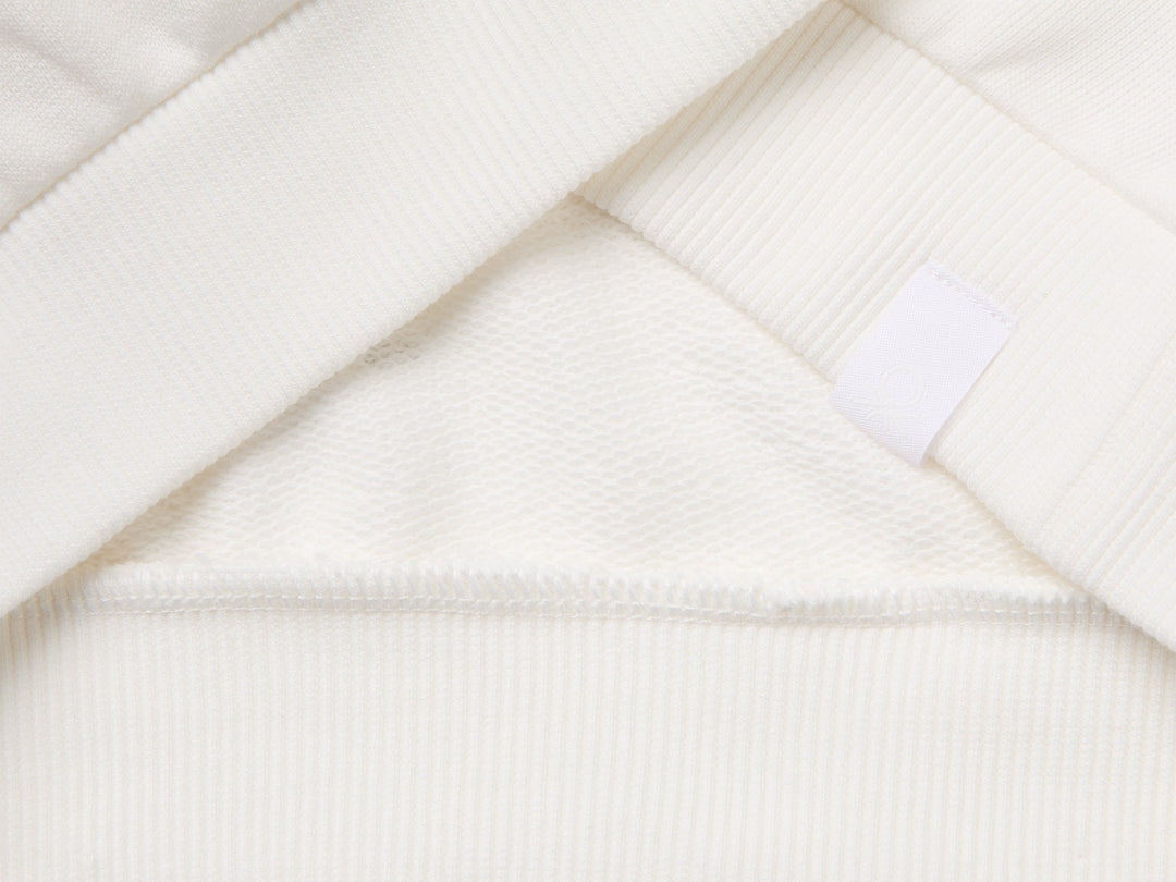 Sweatshirt With Hat M/L - White