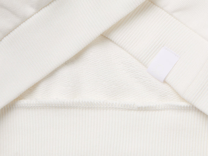 Sweatshirt With Hat M/L - White