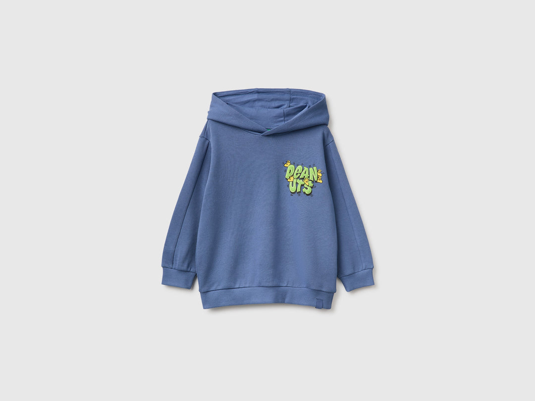 Sweatshirt With Hat M/L - Blue