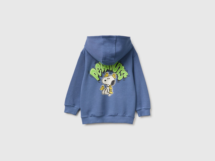 Sweatshirt With Hat M/L - Blue