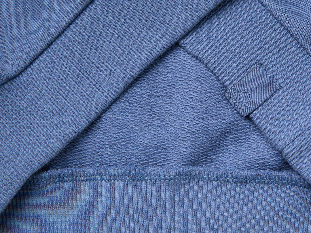 Sweatshirt With Hat M/L - Blue