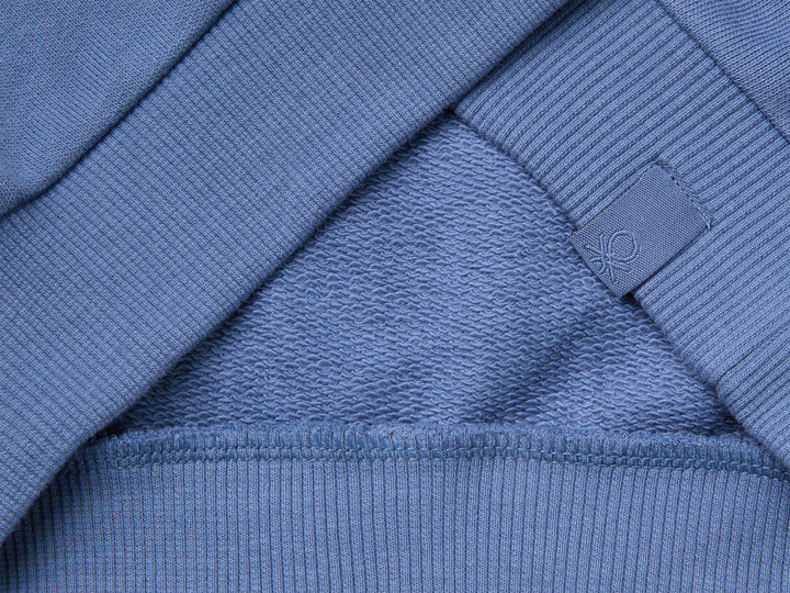 Sweatshirt With Hat M/L - Blue