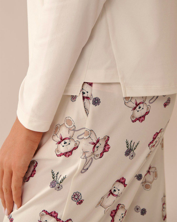 Frog Print Super Soft Long Sleeve Shirt - Lint
