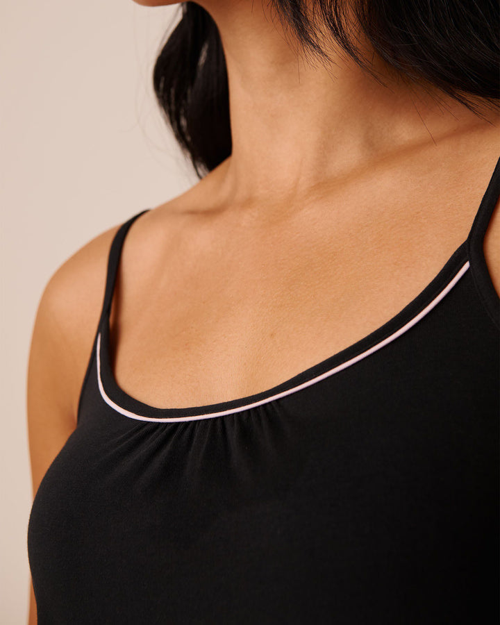 Cotton Cami - Black Beauty