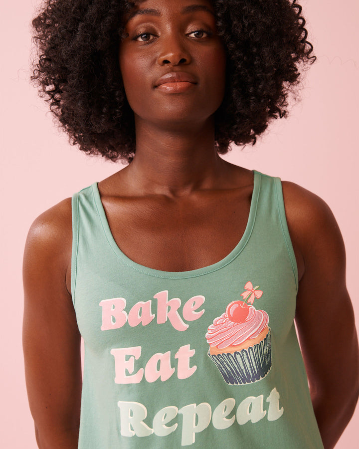 Promo Cotton Camisole - Blue