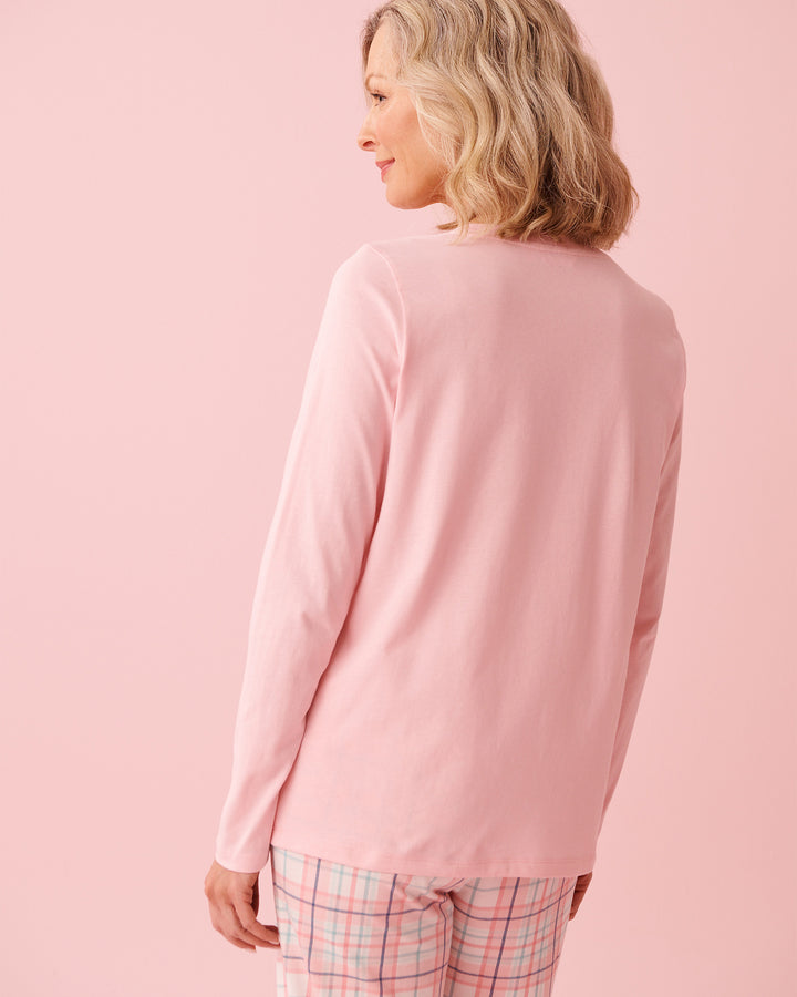 Promo Cotton T-shirt L Sleeve - Pink