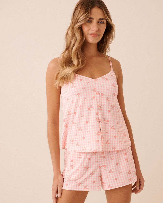 Peachy Dream Floral Camisole - Pink