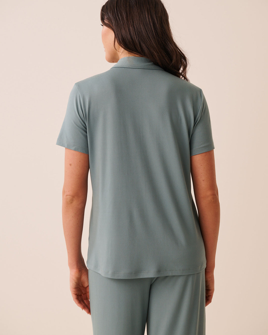 Super Soft Short Sleeve Button-down Shirt