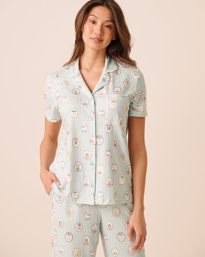 Super Soft Short Sleeve Button-down Shirt