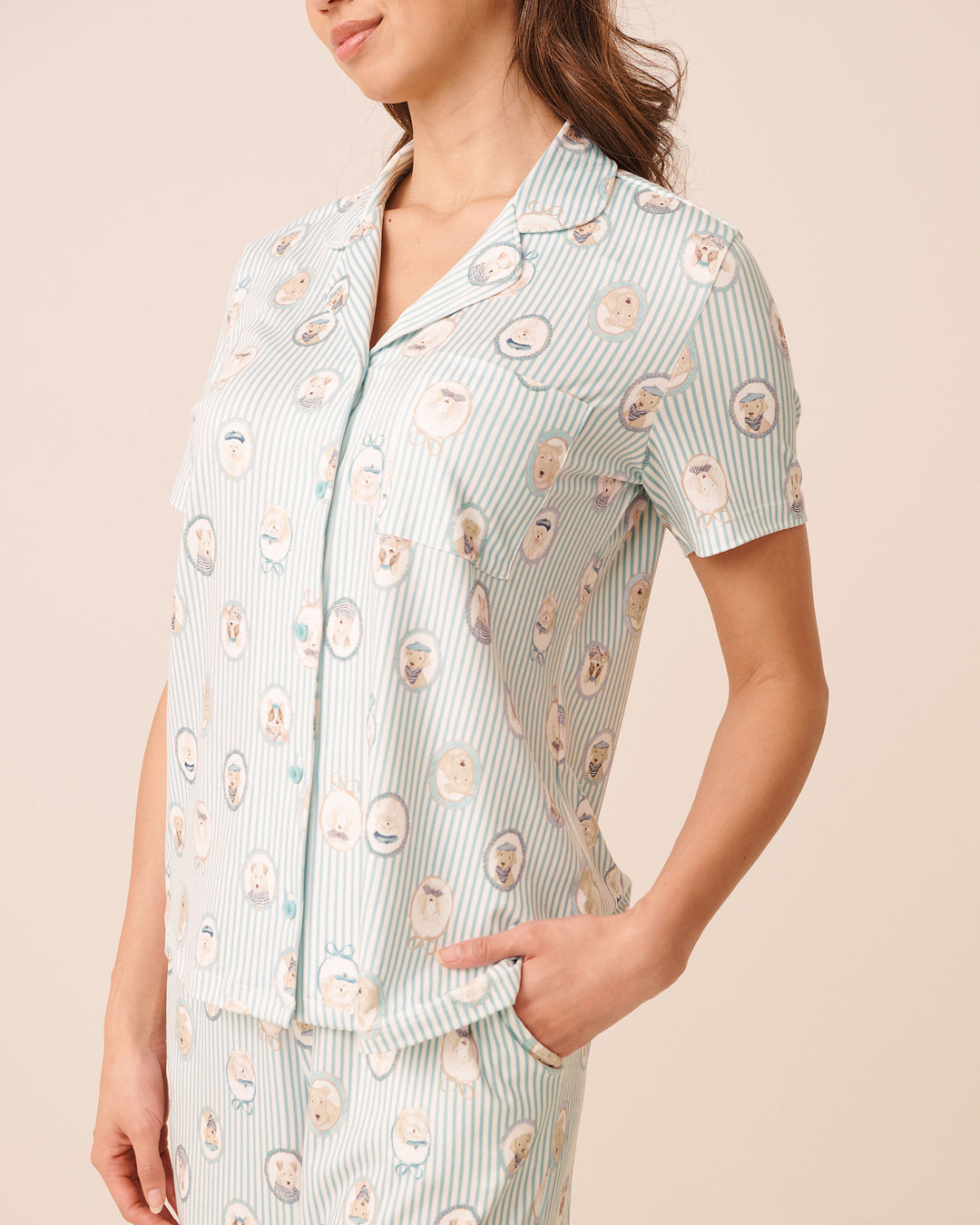 Super Soft Short Sleeve Button-down Shirt