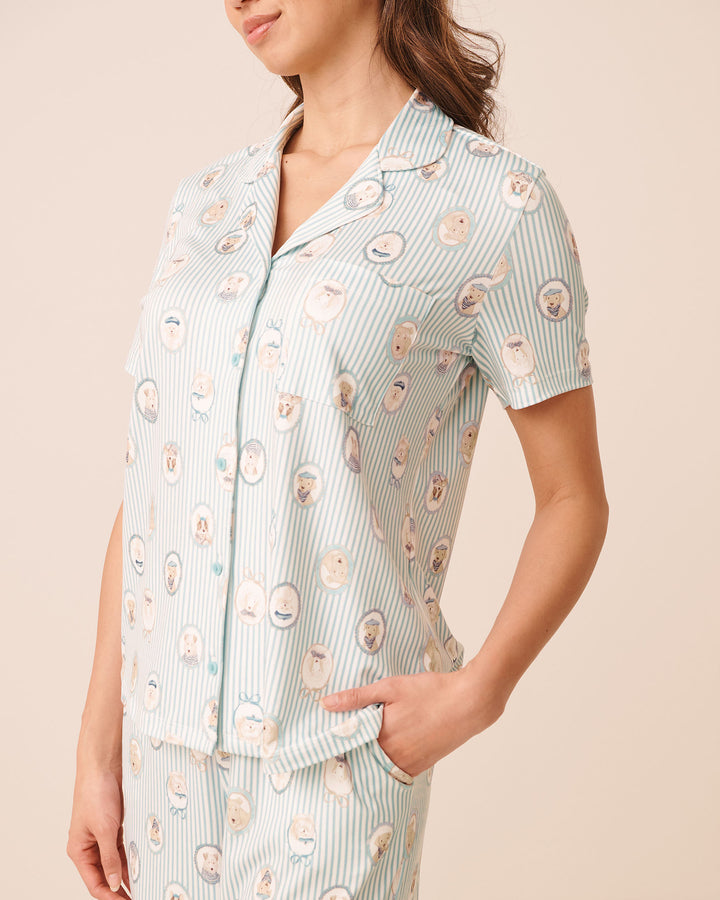 Super Soft Short Sleeve Button-down Shirt
