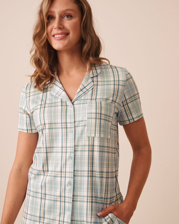 Super Soft Short Sleeve Button-down Shirt