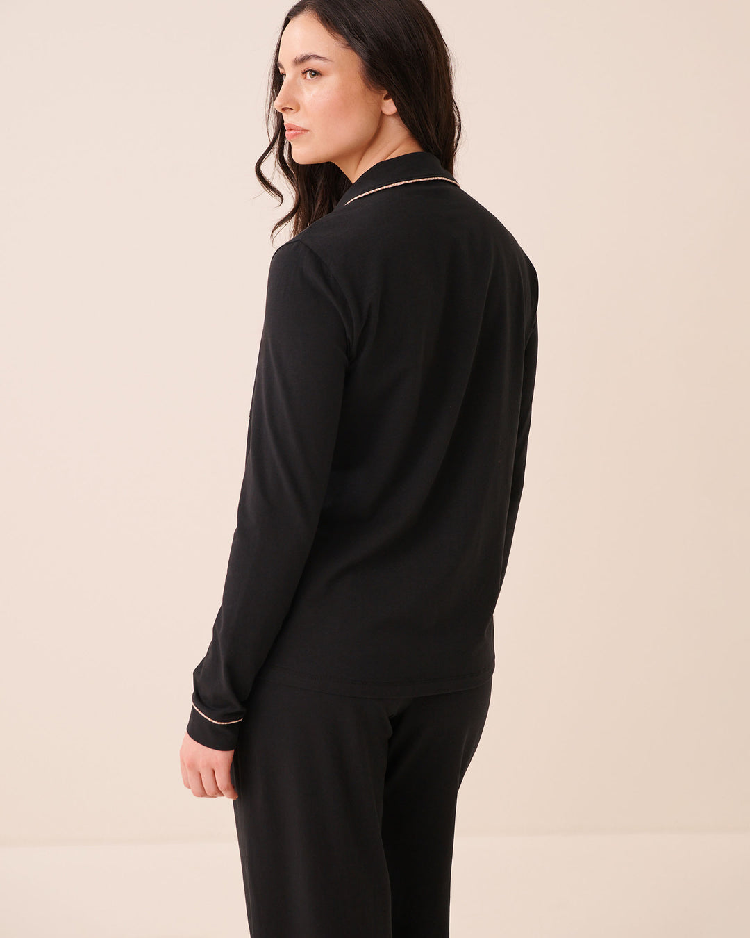 Cotton Long Sleeve Button-down Shirt