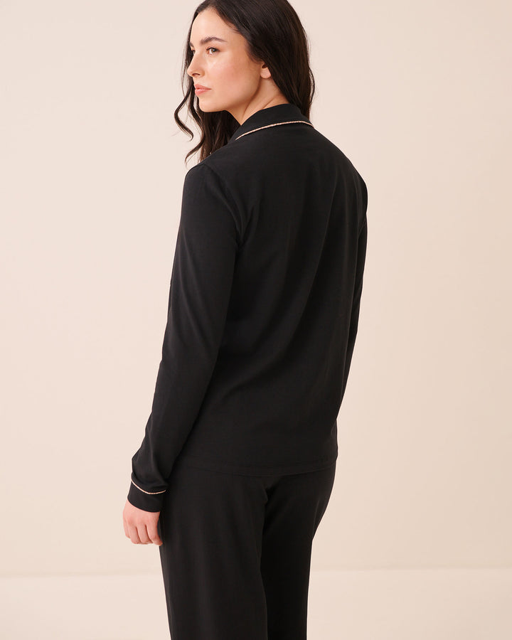 Cotton Long Sleeve Button-down Shirt