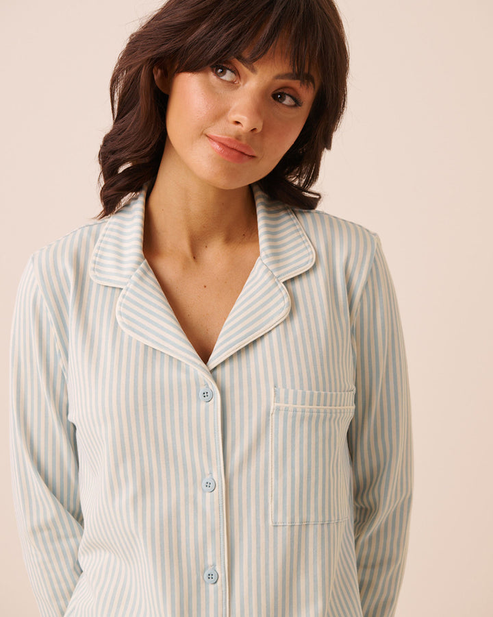 Cotton Long Sleeve Button-down Shirt
